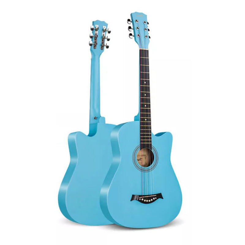 38 Inch Acoustic Guitar Folk Instrument - EBuyGoods