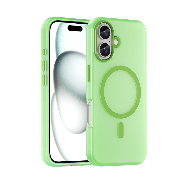 Magnetic Matte Skin Feeling Translucent iPhone Phone Case - EBuyGoods