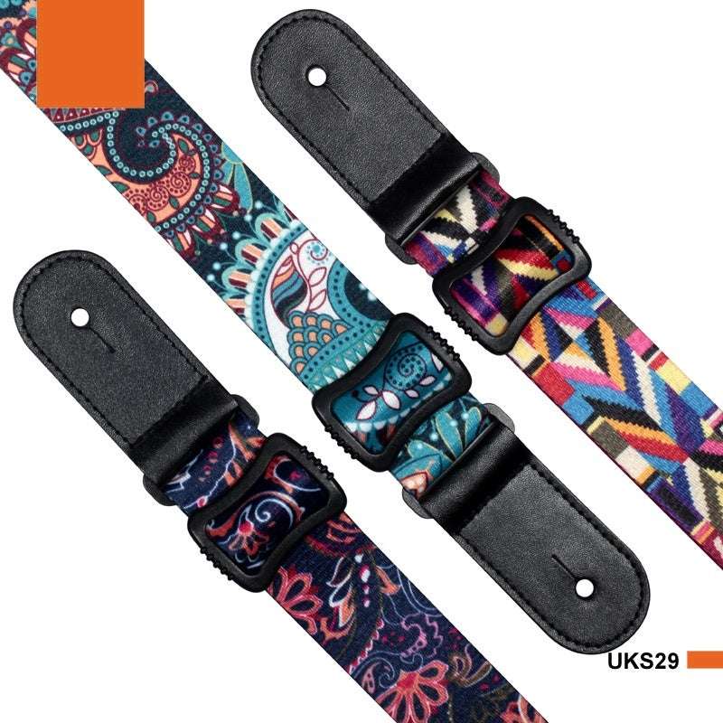 Thermal Transfer Printing Ukulele Color Small Guitar Belt - EBuyGoods