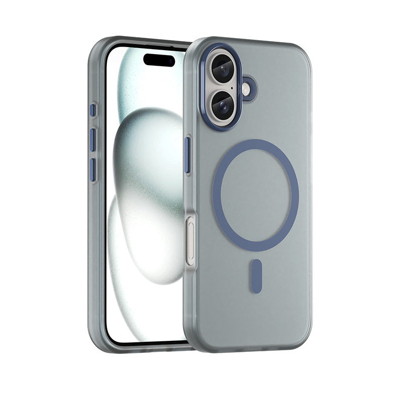 Magnetic Matte Skin Feeling Translucent iPhone Phone Case - EBuyGoods