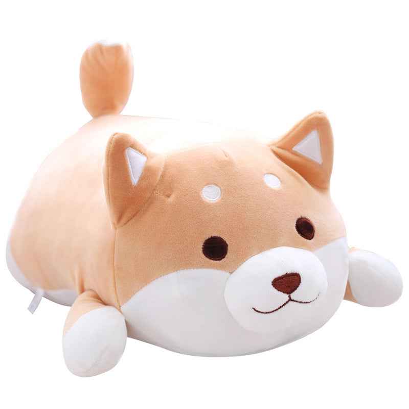 36cm 55cm Cute Fat Shiba Inu Dog Plush Toy Stuffed Soft Kawaii Animal Cartoon Pillow Lovely Gift For Kids Baby Children Gifts