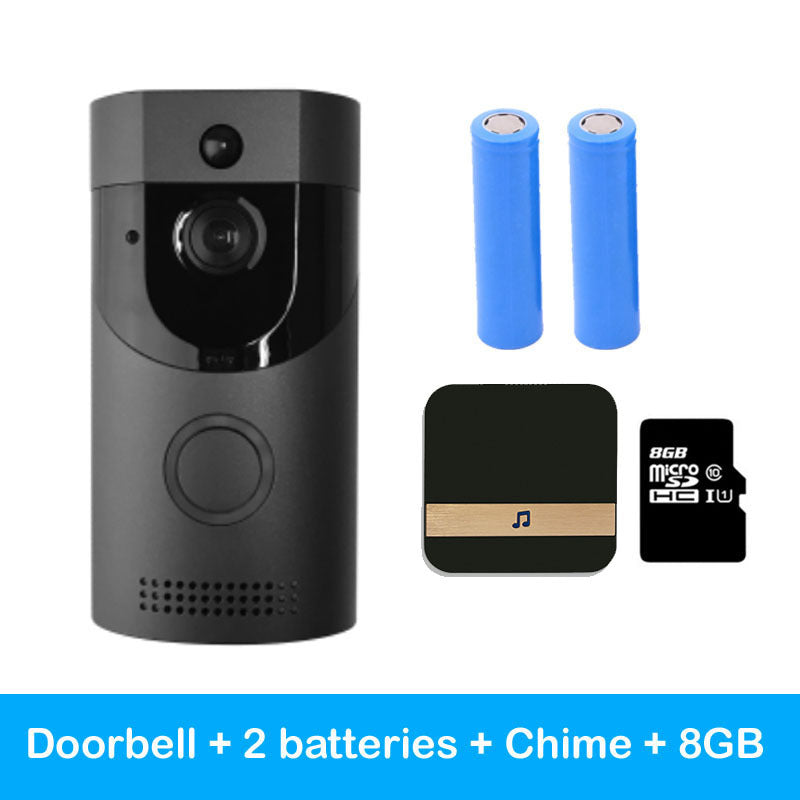 Home alarm smart wifi video doorbell wireless video intercom doorbell mobile phone remote video sea H1 program - EBuyGoods