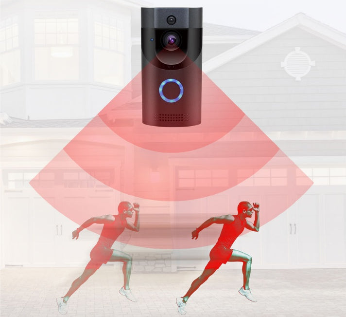 Home alarm smart wifi video doorbell wireless video intercom doorbell mobile phone remote video sea H1 program - EBuyGoods