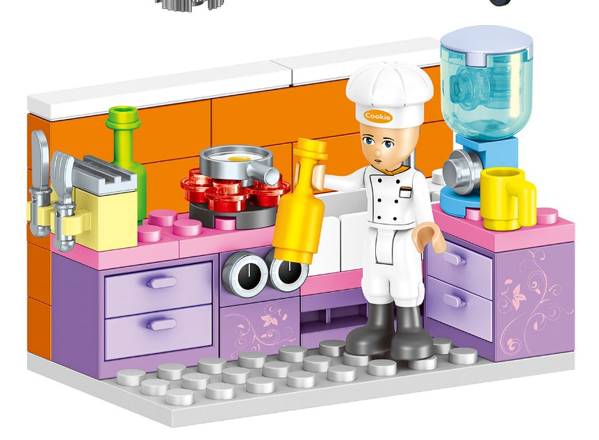 QL1106 Windsor Castle Dreams Fairy City Children and Girls Puzzle Assembled Building Blocks Toys - EBuyGoods