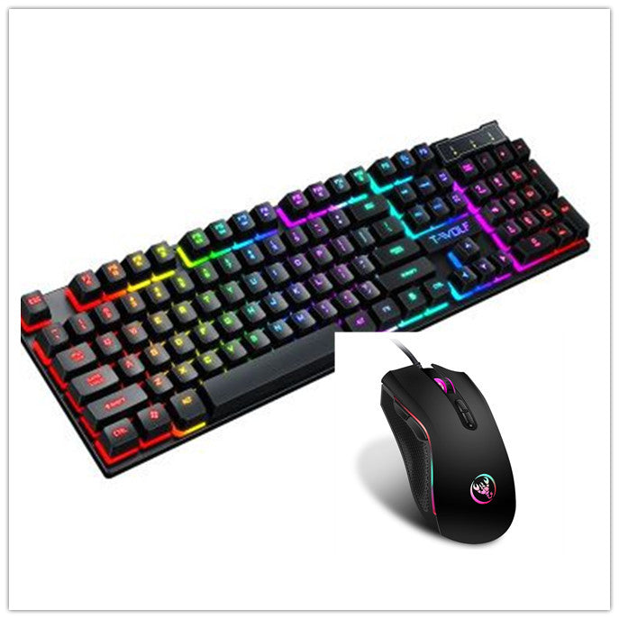 Gaming Usb Luminous Wired Keyboard Floating Manipulator - EBuyGoods