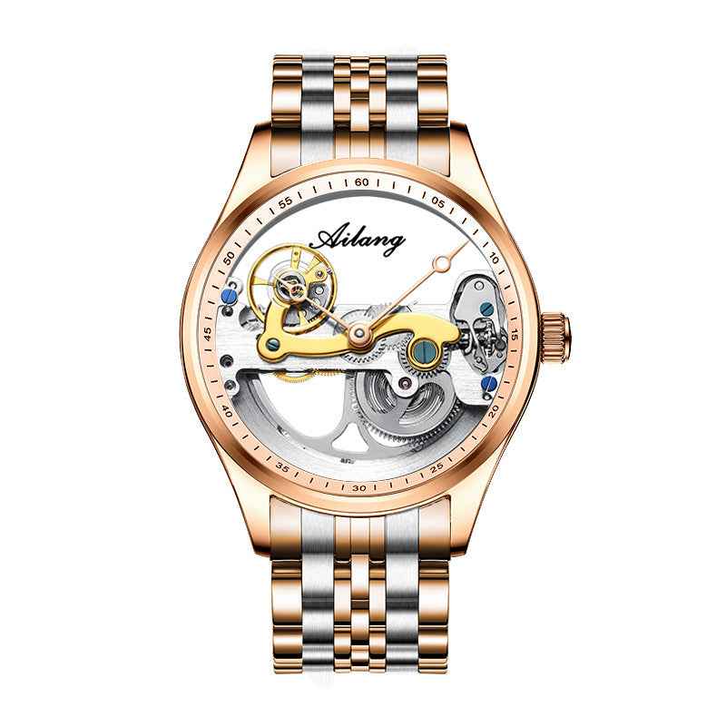 Automatic Mechanical Watch Creative Hollow Male Watch Generation Silicone Band Watch