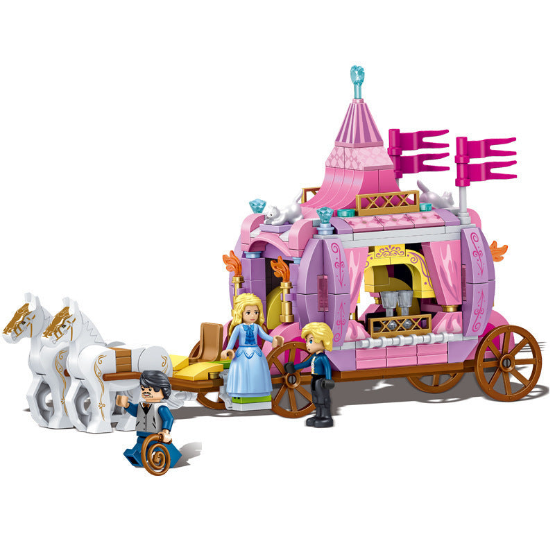 QL1106 Windsor Castle Dreams Fairy City Children and Girls Puzzle Assembled Building Blocks Toys - EBuyGoods