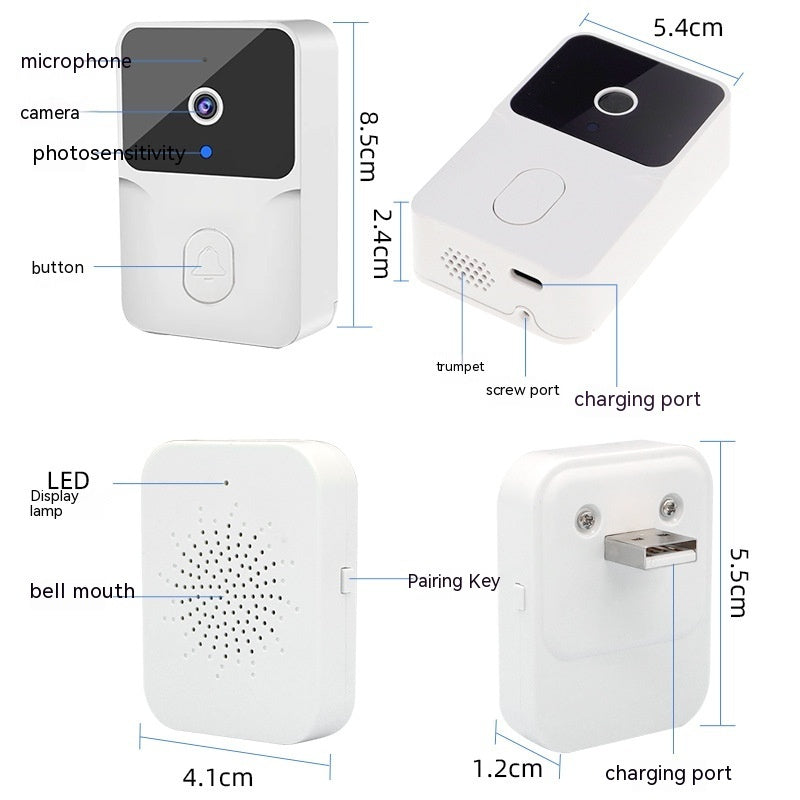 Video Doorbell Wireless Remote Home Monitoring Video - EBuyGoods