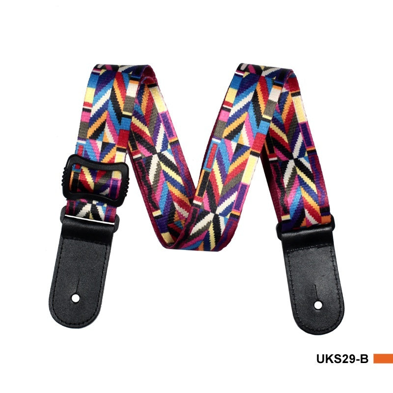 Thermal Transfer Printing Ukulele Color Small Guitar Belt - EBuyGoods