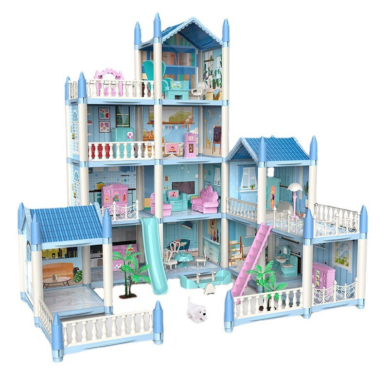 Girls Playing House Diy Assembled Princess House Villa Toys - EBuyGoods