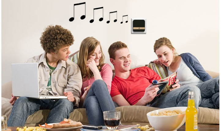 Home alarm smart wifi video doorbell wireless video intercom doorbell mobile phone remote video sea H1 program - EBuyGoods