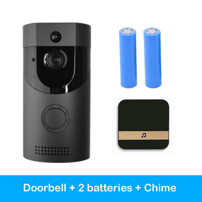 Home alarm smart wifi video doorbell wireless video intercom doorbell mobile phone remote video sea H1 program - EBuyGoods