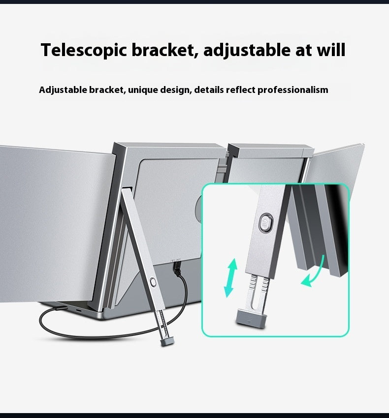 Portable Display Single-screen Dual-screen Display Three-screen Portable Display Notebook Sub-screen - EBuyGoods