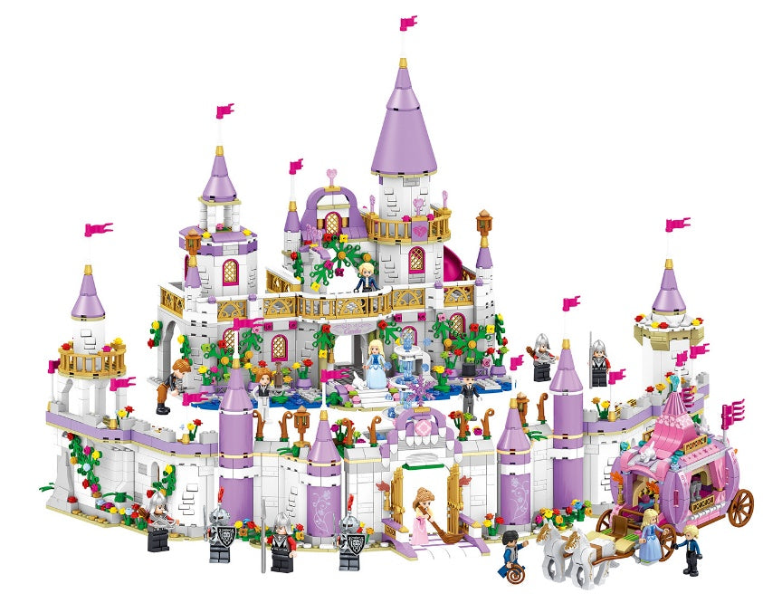 QL1106 Windsor Castle Dreams Fairy City Children and Girls Puzzle Assembled Building Blocks Toys - EBuyGoods