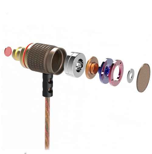 In-ear headphones metal subwoofer headphones mobile music MP3 subwoofer explosion models headphones