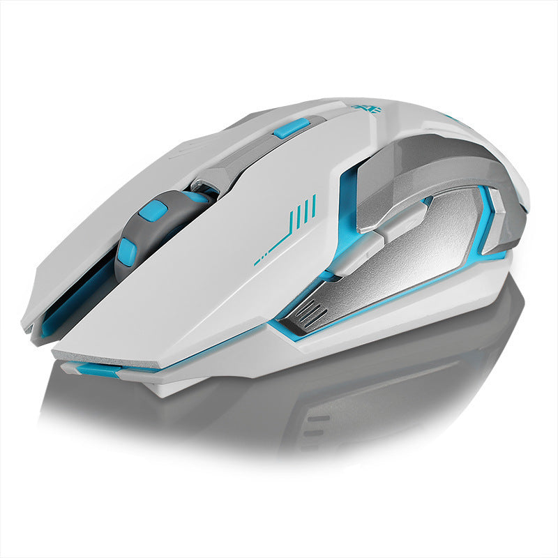 Mouse Wireless Rechargeable Notebook Desktop Home Office Universal Game Mute Luminous - EBuyGoods
