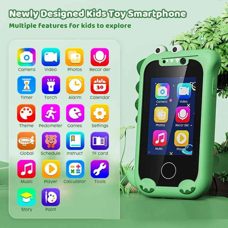 Early Childhood Education Photo Video Game Mini Bear Handheld Touch Mobile Phone Camera