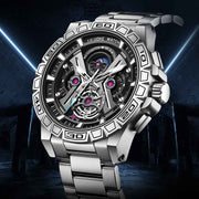 Three-Dimensional Hollow Waterproof Luminous Multifunction Quartz Watch