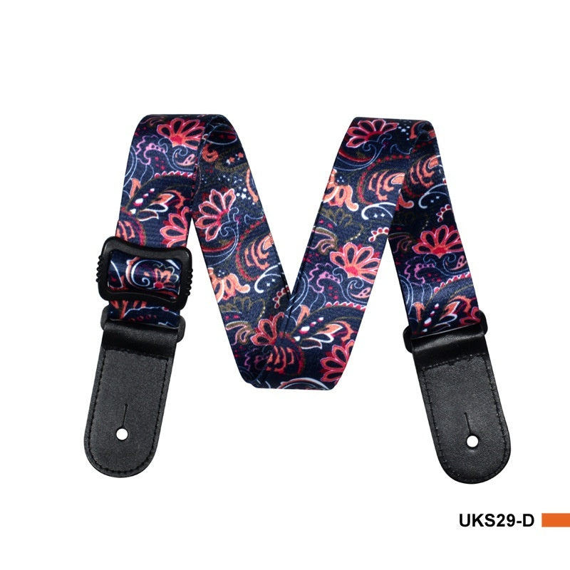 Thermal Transfer Printing Ukulele Color Small Guitar Belt - EBuyGoods