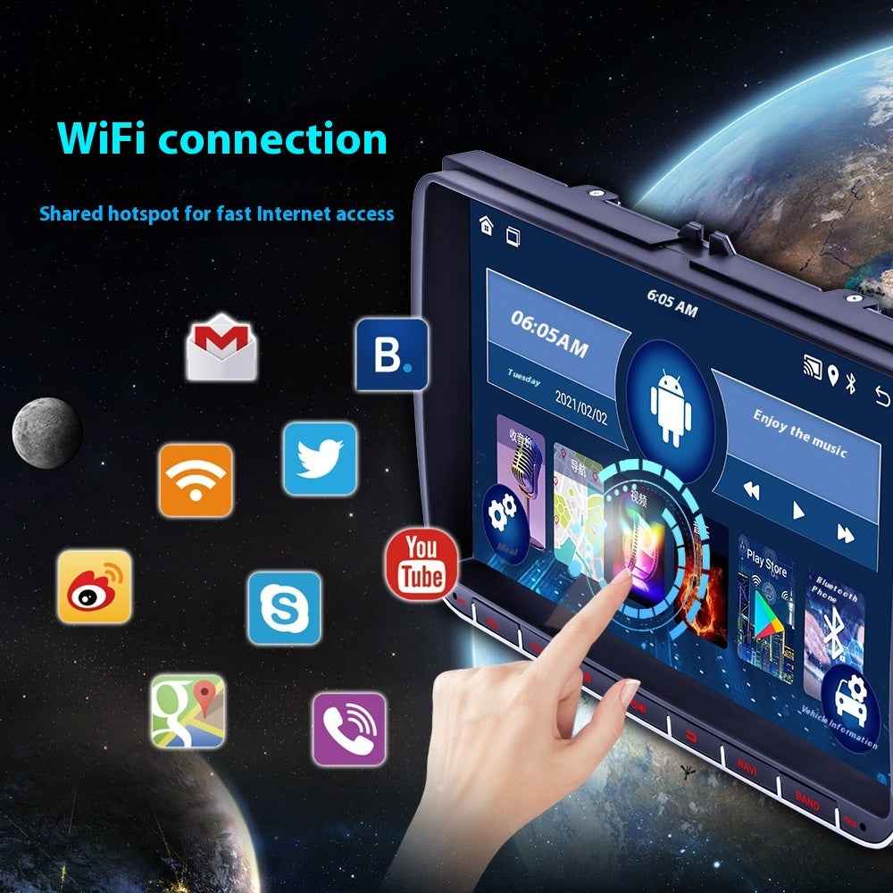 New Android 9-inch Car Bluetooth GPS Navigation Integrated Host for Volkswagen cars