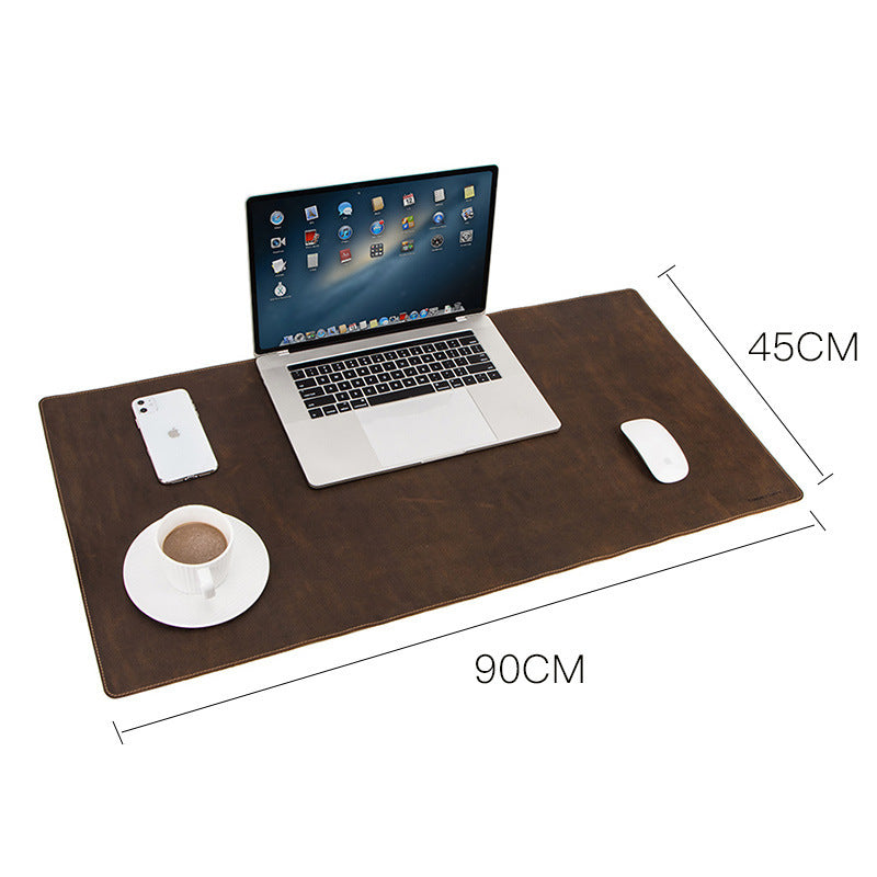 Extra large non-slip desktop computer desk leather pad - EBuyGoods