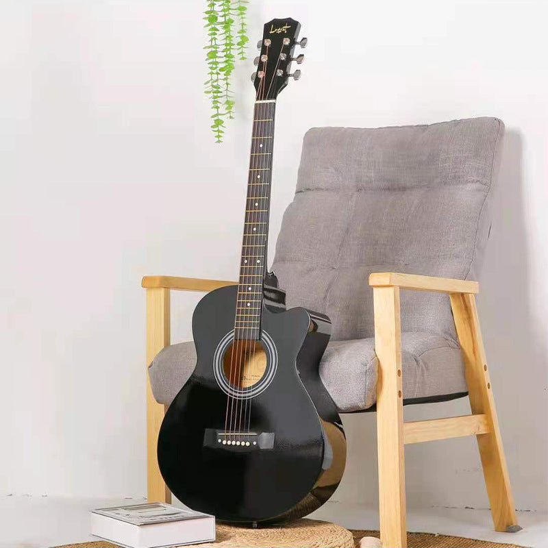 38 Inch Acoustic Guitar Folk Instrument - EBuyGoods