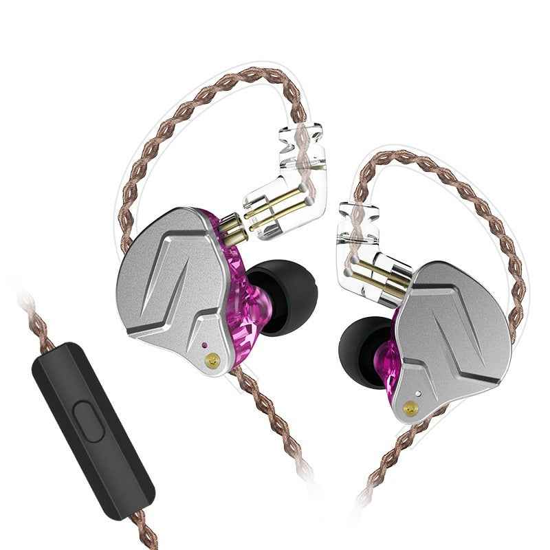 Subwoofer metal in-ear headphones
