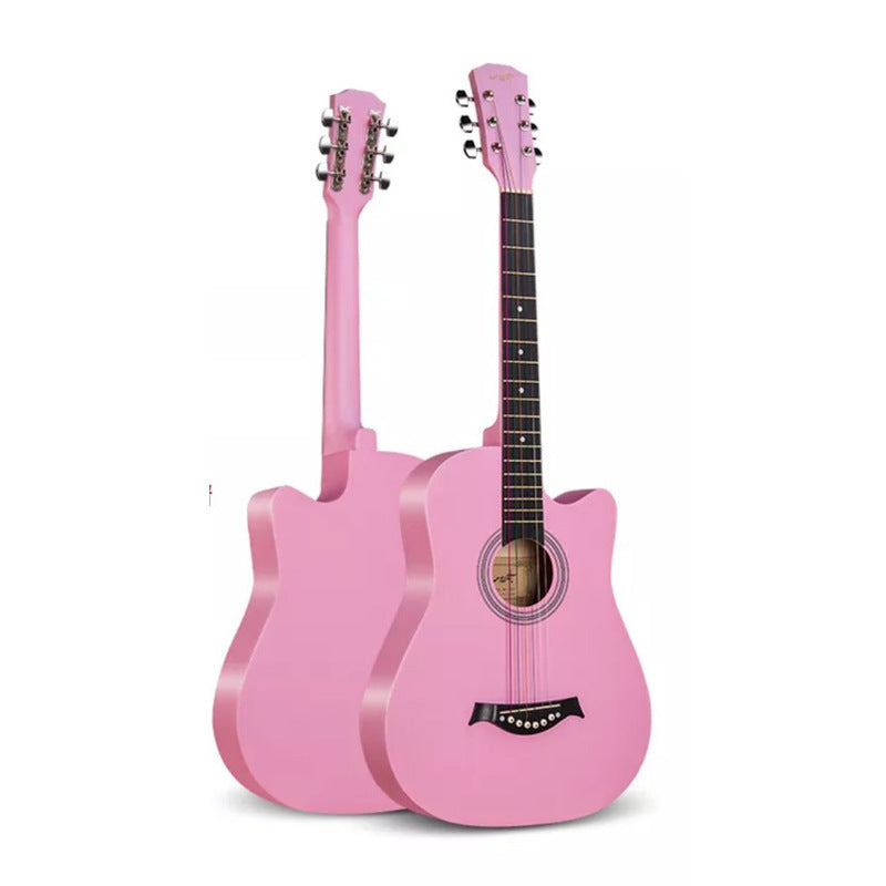 38 Inch Acoustic Guitar Folk Instrument - EBuyGoods