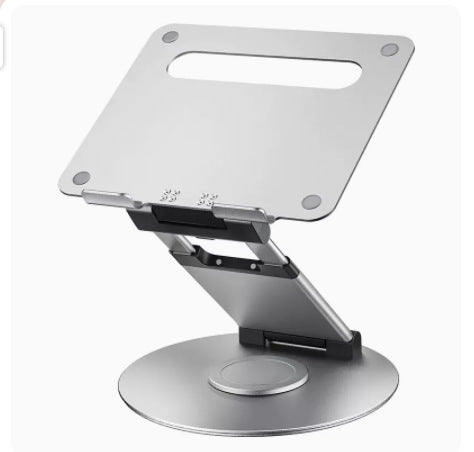 Notebook Bracket Laptop Bracket Aluminum Alloy Desktop Adjustable Base 360-degree Rotation - EBuyGoods