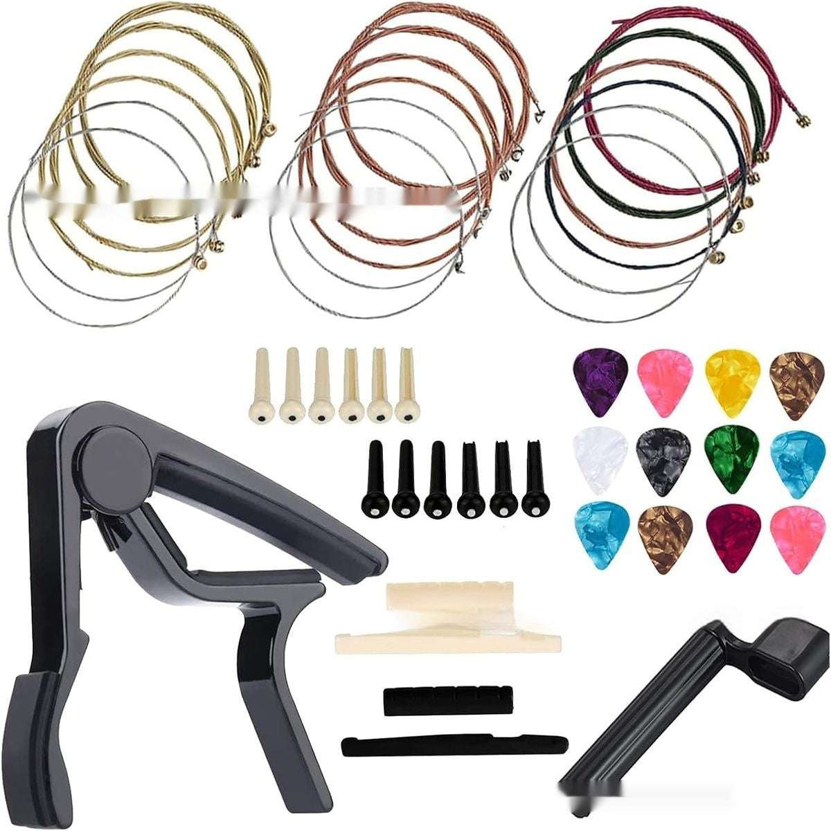 Guitar Accessories Suit Pick String Nail Pillow - EBuyGoods