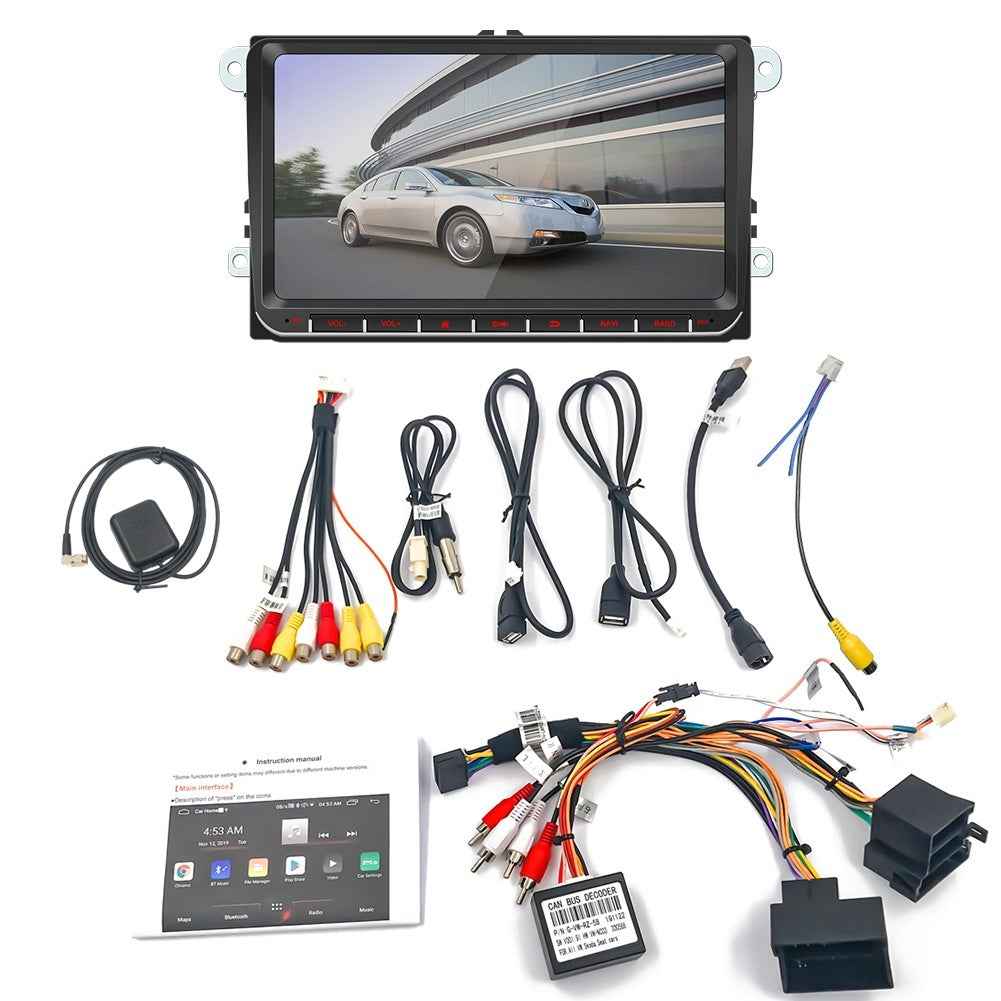 New Android 9-inch Car Bluetooth GPS Navigation Integrated Host for Volkswagen cars
