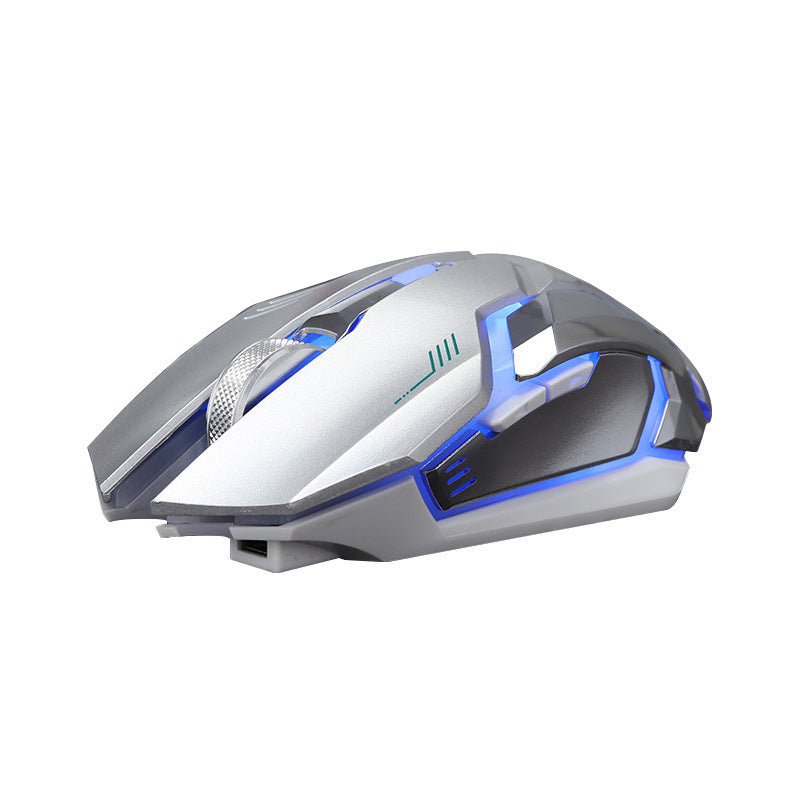 Mouse Wireless Rechargeable Notebook Desktop Home Office Universal Game Mute Luminous - EBuyGoods