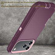 Applicable To New 17promax Three-proof Robot Solid Colour iPhone Phone Case - EBuyGoods
