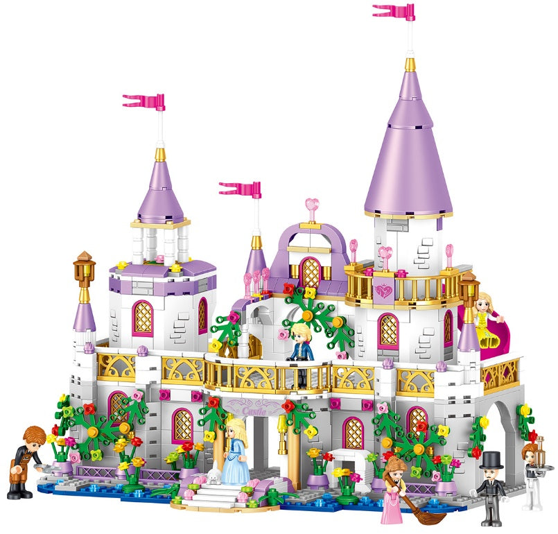 QL1106 Windsor Castle Dreams Fairy City Children and Girls Puzzle Assembled Building Blocks Toys - EBuyGoods