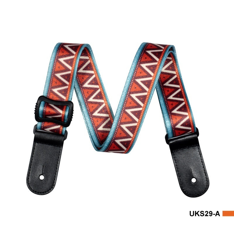 Thermal Transfer Printing Ukulele Color Small Guitar Belt - EBuyGoods