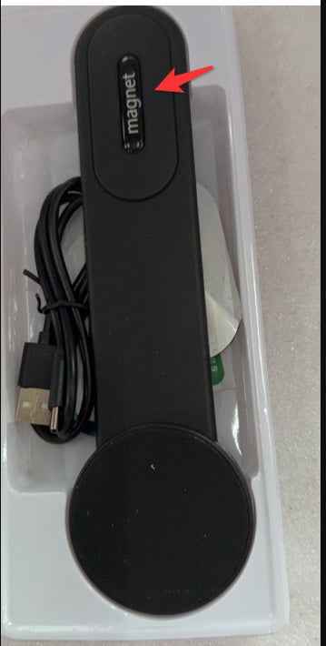 Magnetic Bendable Car Mobile Phone Holder Wireless Charger Phone Holder 15W Car Dash Mount Compatible With Phone