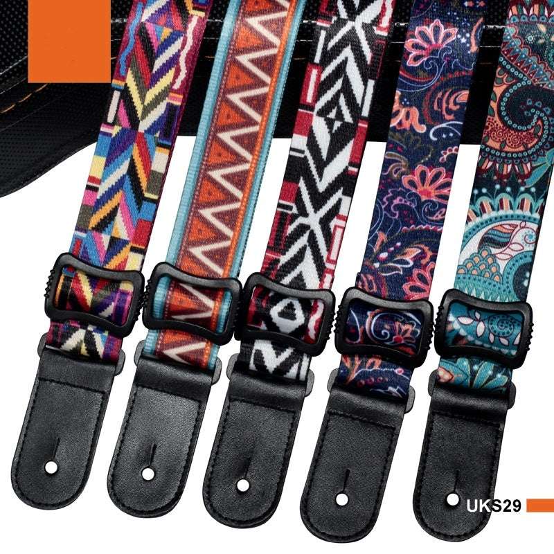 Thermal Transfer Printing Ukulele Color Small Guitar Belt - EBuyGoods