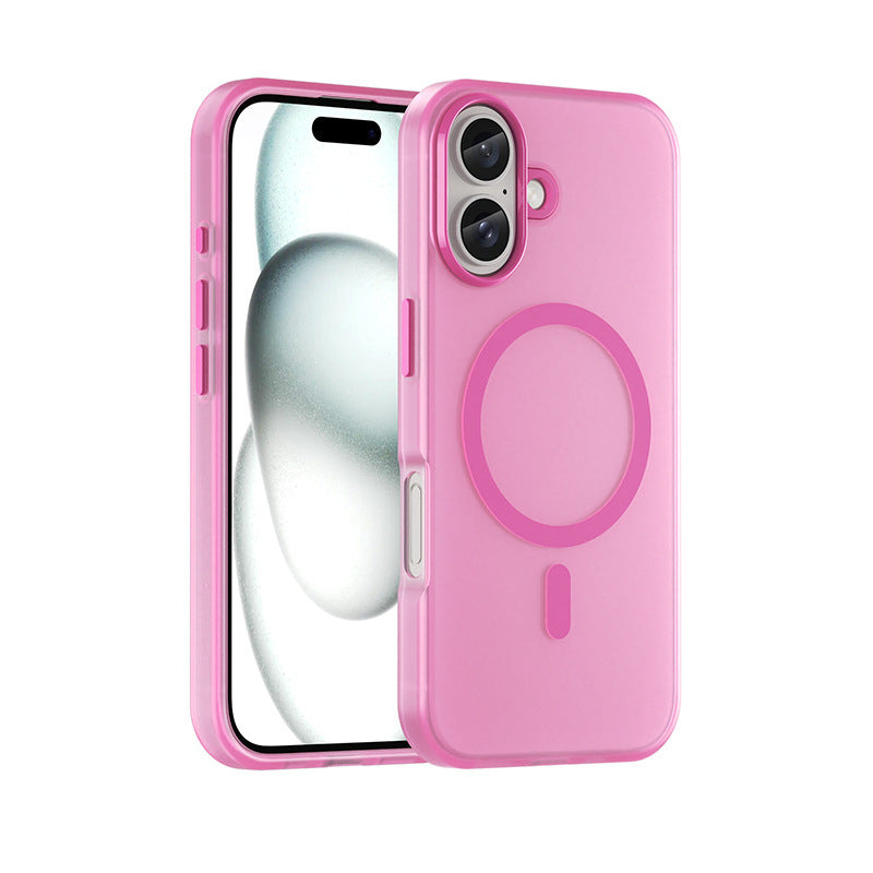 Magnetic Matte Skin Feeling Translucent iPhone Phone Case - EBuyGoods