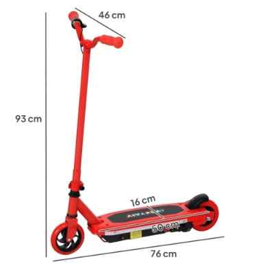 AIYAPLAY Electric Scooter For Kids 6-14 Years, With Colourful Lights