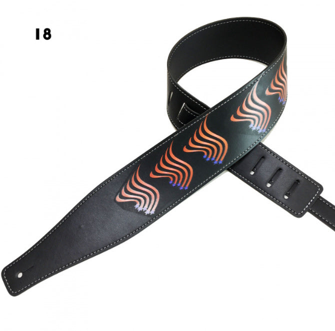 Color Printing Folk Guitar Shoulder Strap Musical Instrument Accessories - EBuyGoods