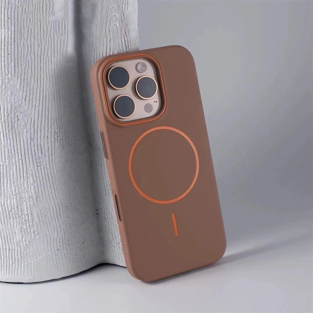 Applicable To IPhone16 Phone Case Skin-feeling Frosted Pc Magnetic Protective Sleeve - EBuyGoods