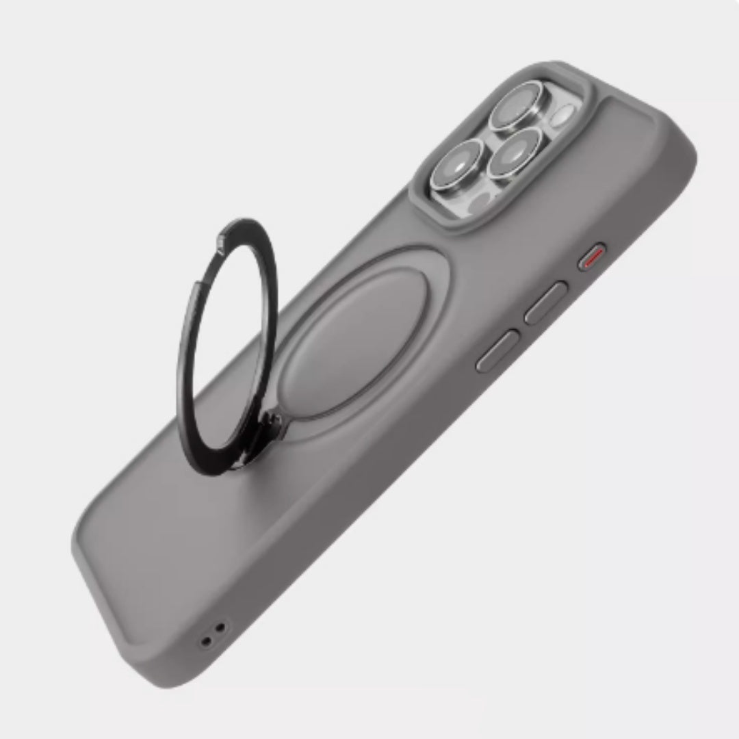 Rotating Bracket Magnetic Drop-resistant Silicone iPhone Phone Case - EBuyGoods