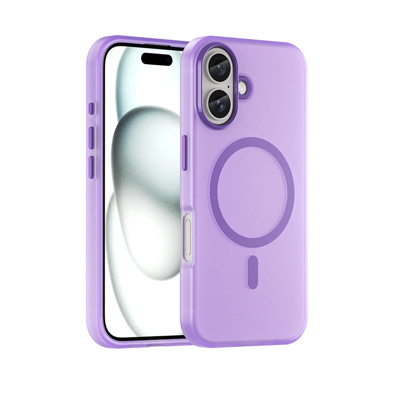 Magnetic Matte Skin Feeling Translucent iPhone Phone Case - EBuyGoods