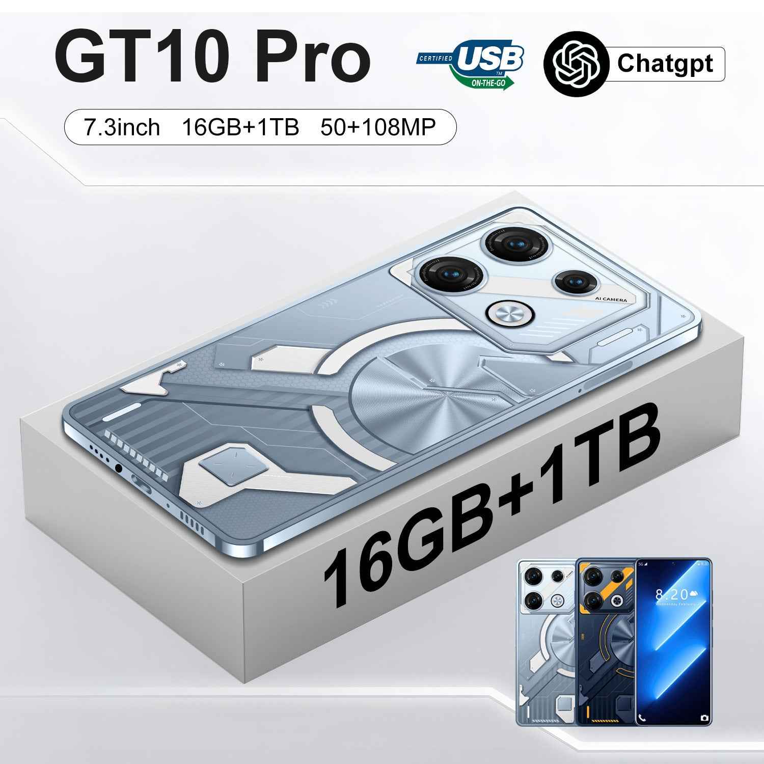 Portable Home Fashion GT10 Pro Android Phone