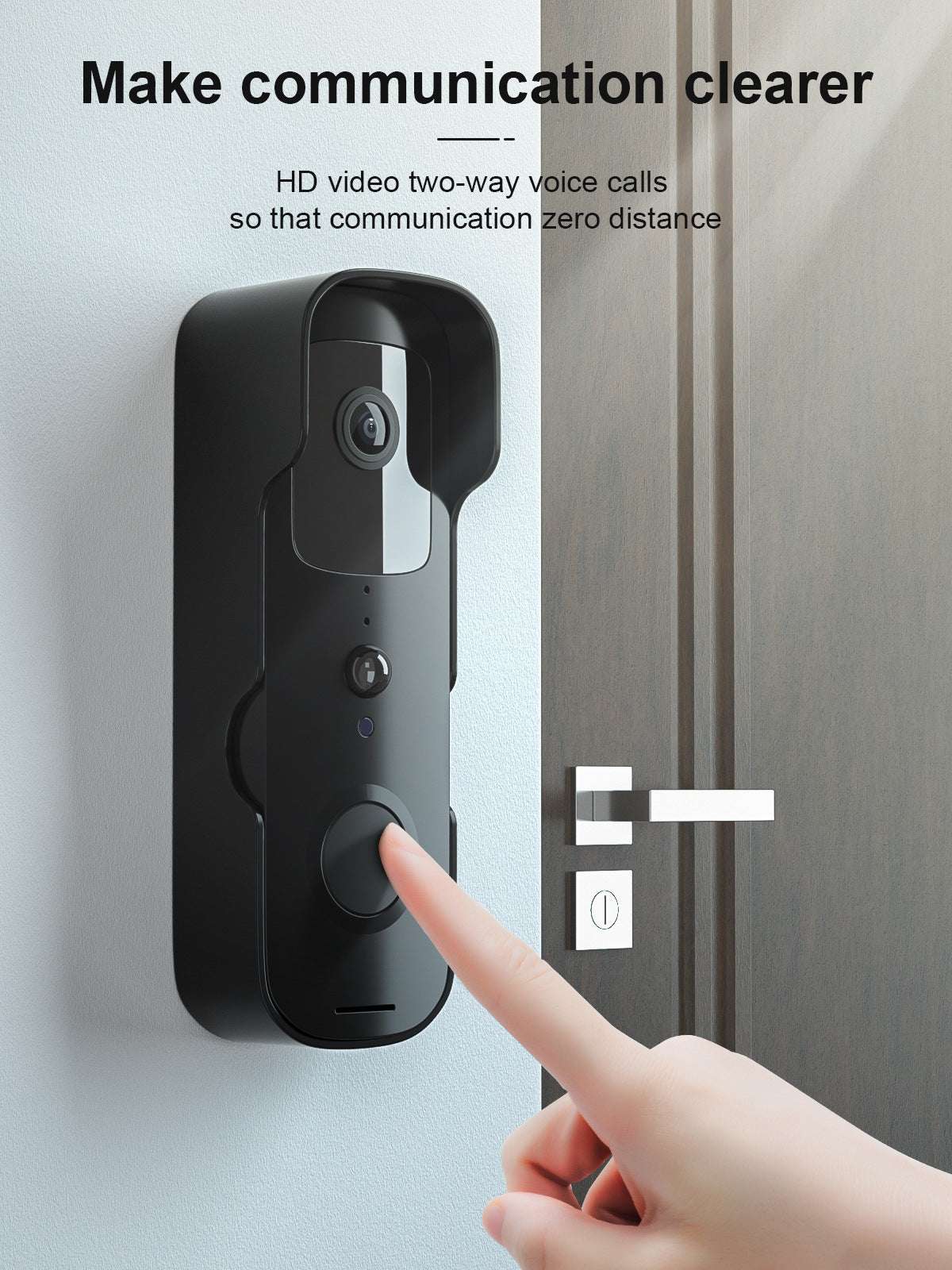 Video Doorbell Intercom Mobile Phone Monitoring Wifi Doorbell - EBuyGoods