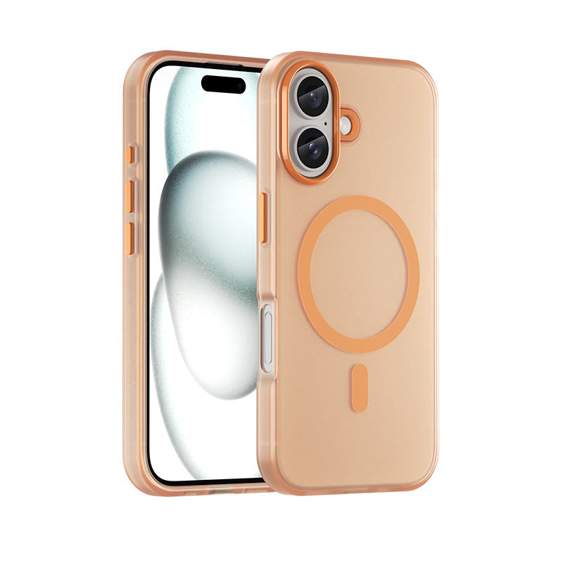 Magnetic Matte Skin Feeling Translucent iPhone Phone Case - EBuyGoods