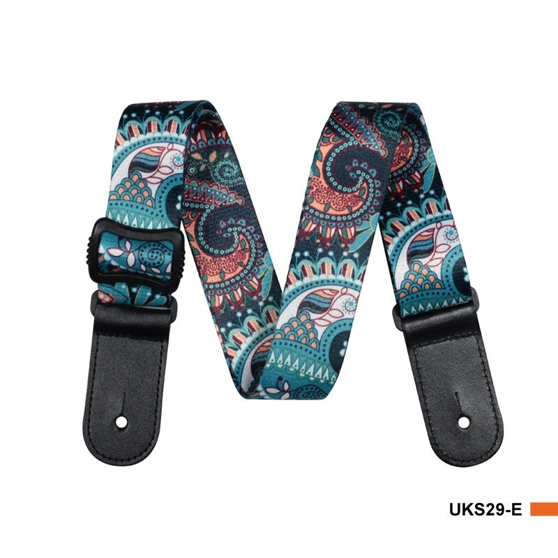 Thermal Transfer Printing Ukulele Color Small Guitar Belt - EBuyGoods