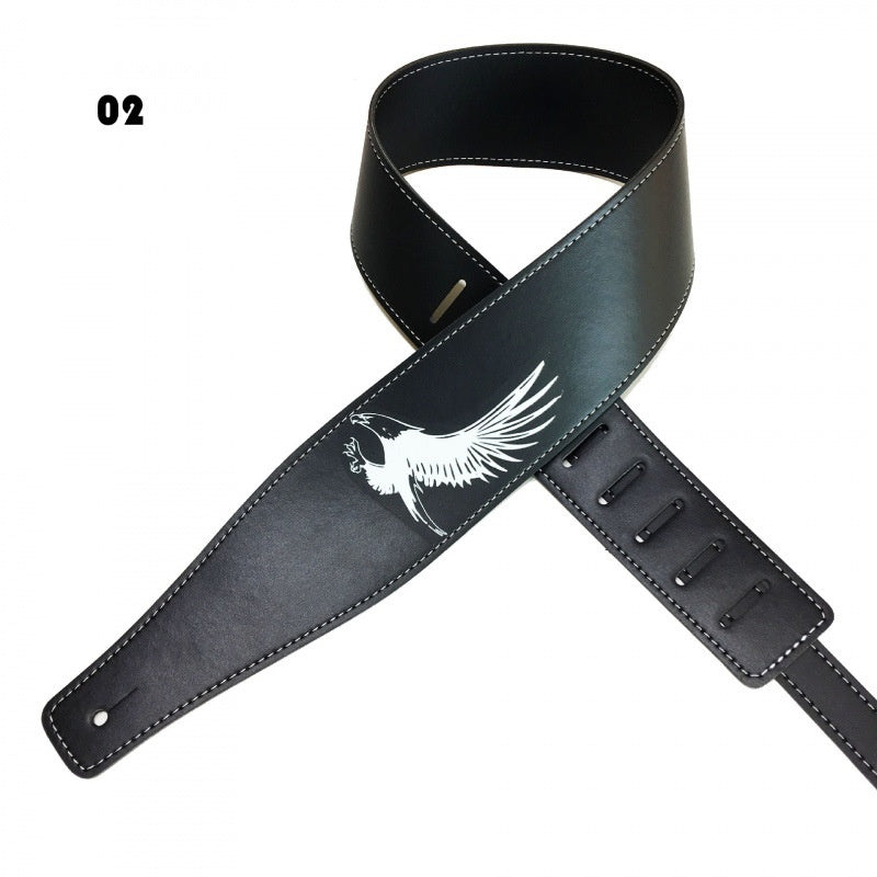 Color Printing Folk Guitar Shoulder Strap Musical Instrument Accessories - EBuyGoods