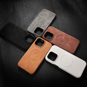Skin-sensitive Sheepskin Magnetic iPhone Phone Case Drop-resistant Protective Cover - EBuyGoods