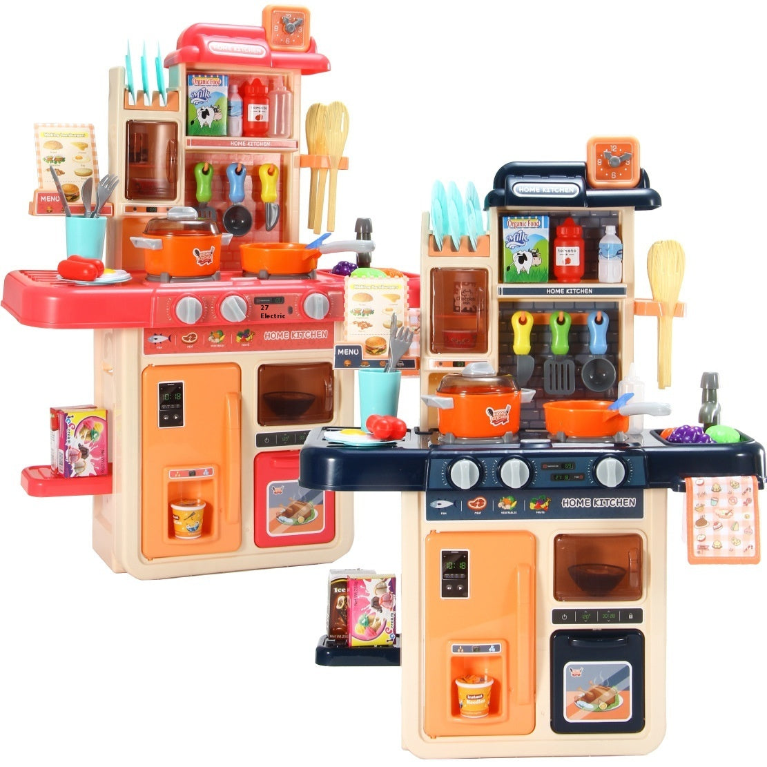 Cross-border Hot Children Play House Simulated Kitchen Toy Suit Dining Table Cooking Kitchenware Girls' Toys - EBuyGoods